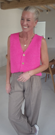 ANNABEL tailored pants mêlee taupe
