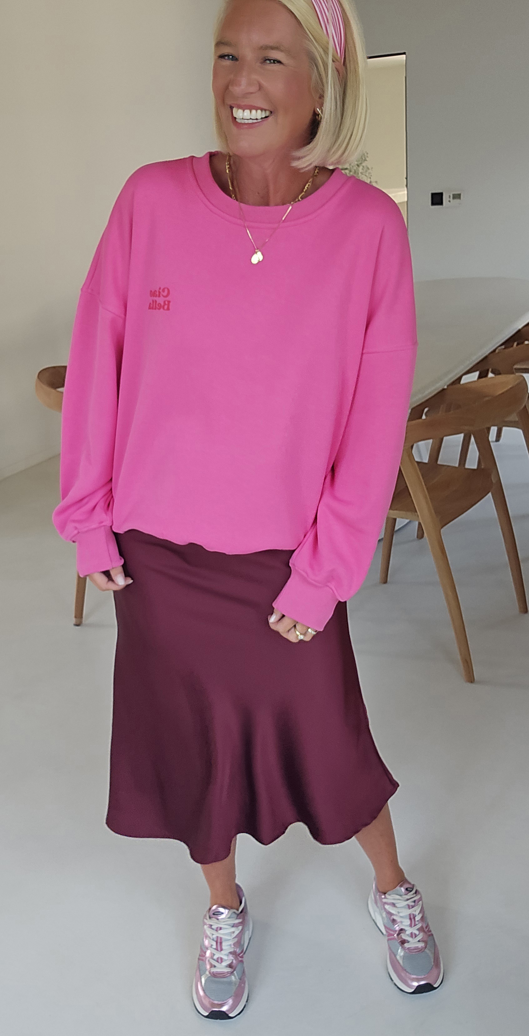 CIAO BELLA sweatshirt fuschia