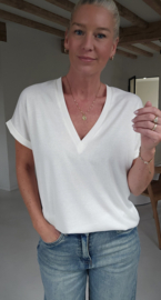 INA viscose tee ecru