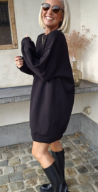 DJOELI sweatshirt fleece dress black