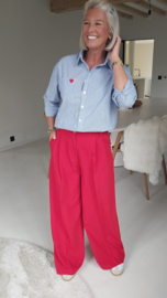 ROSALINE stripe shirt blue