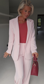 SANDI suit blazer soft pink