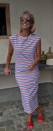 MEREL striped cotton dress