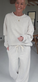 ALBA jogger set soft mêlee beige