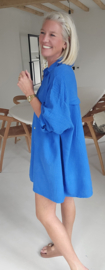AMALFI tetra shirt dress kobalt blue
