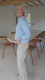 MEREDITH wide leg jeans beige