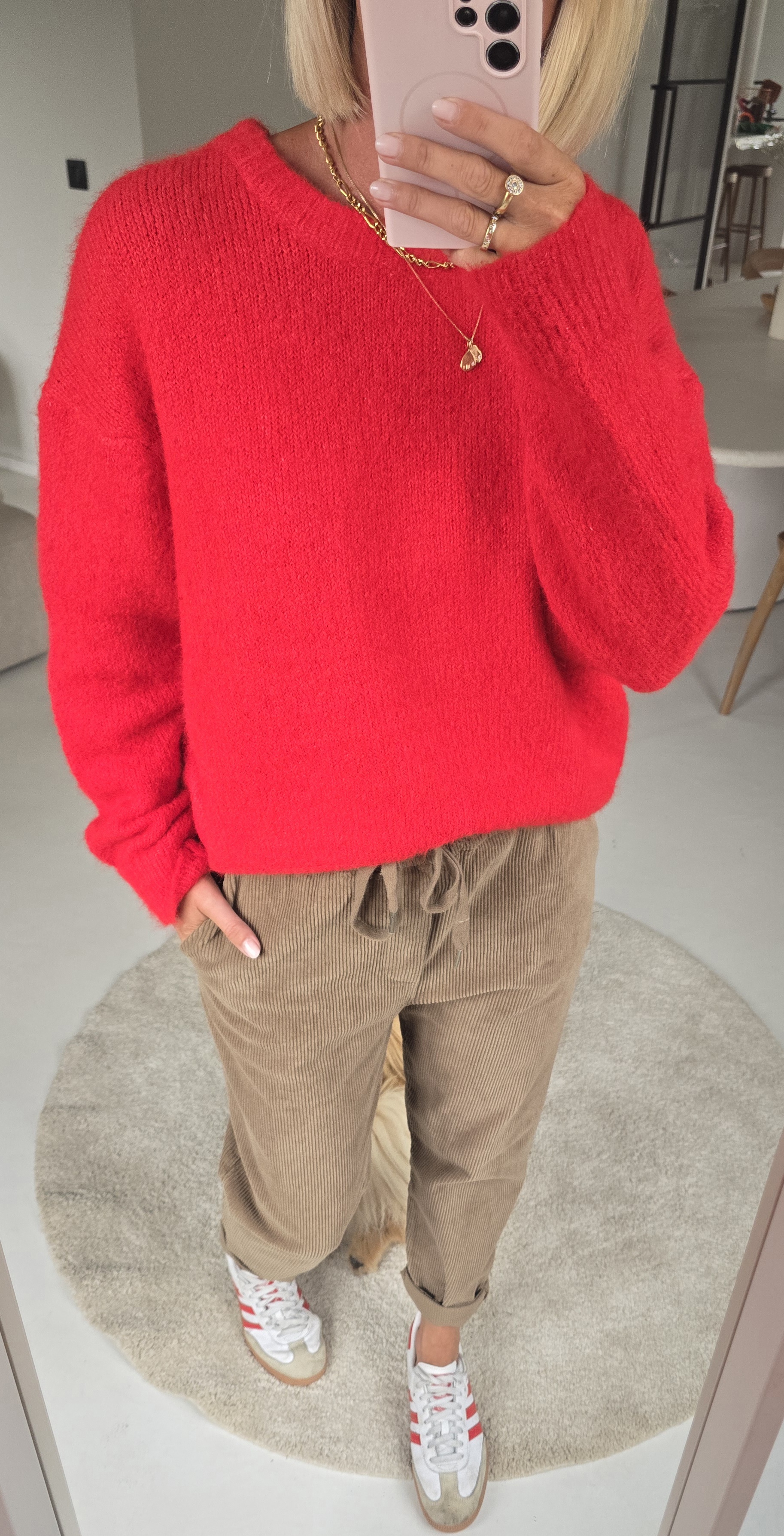 BEZIERS soft knit red
