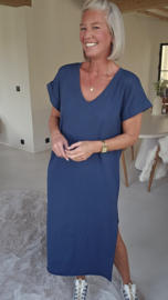 MELTE maxi T-shirt dress navy