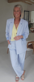 CECILIA suit pants pastel blue