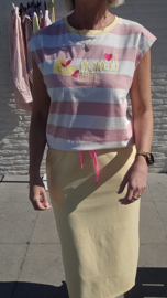 ELIE midi skirt yellow