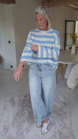 STRIPE AFFAIR longsleeve blue