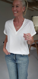 INA viscose tee ecru