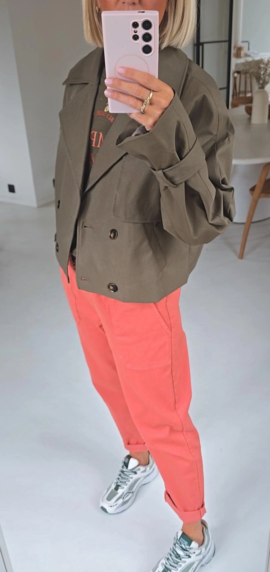 NINNE short trench khaki