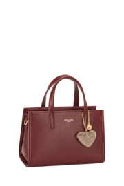 chic handbag burgundy