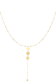 HEART necklace gold