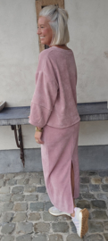 MANDA velvet set pink
