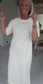 RANI cotton T-shirt dress cream