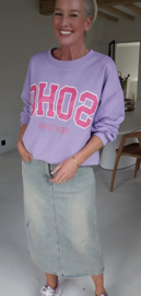 SOHO cotton sweatshirt lilac