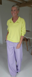 BENEDICTE loose wide leg pants lilac