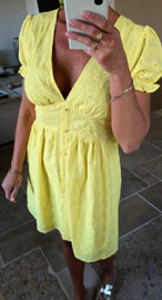 BABSI cotton dress yellow
