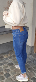 LORA relax jeans midi blue