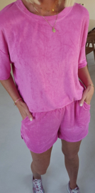 DANA terry T-shirt fuschia