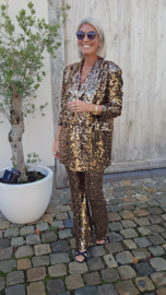 GOLDEN GODDESS party suit