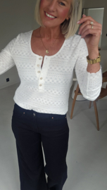 LIENE longsleeve lace white