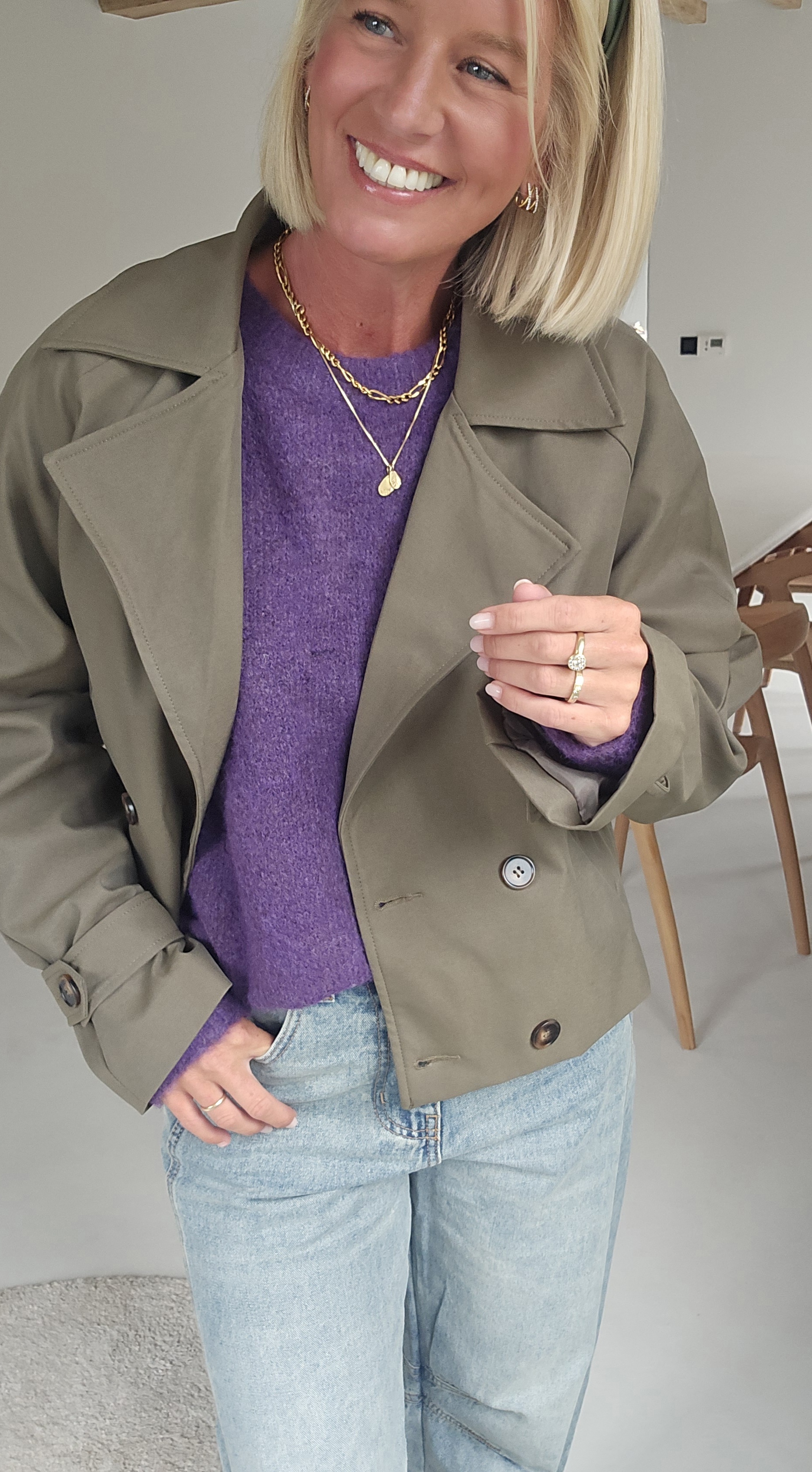 BEZIERS soft knit violet
