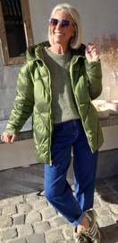 TISHA fancy coat olive