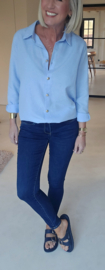 LARA slim jeans dark blue
