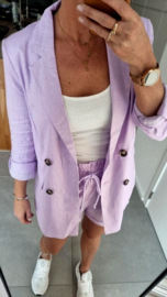 JULIANA viscose linen blazer lilac