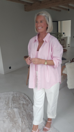DREAM BIG striped shirt pink