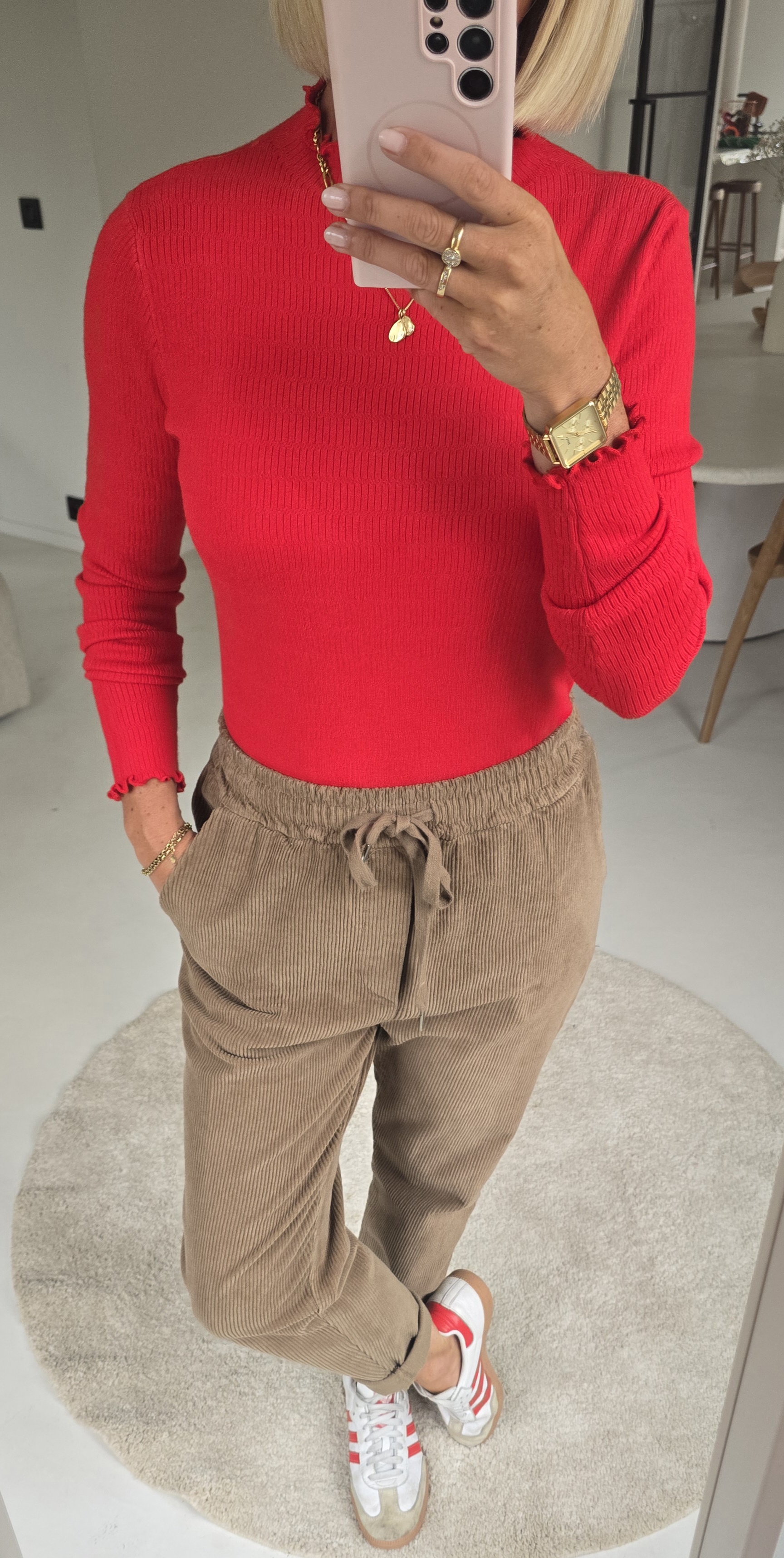 SOFTIE softest longsleeve red