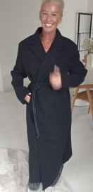 CARA maxi coat black