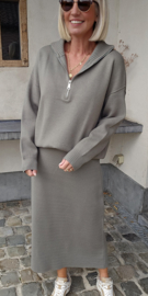 JESS knit set khaki