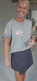 SURF CLUB cotton T-shirt grey