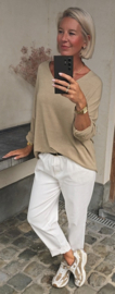 BUYorCRY summer knit soft taupe