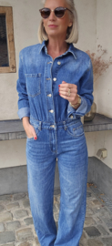 ANITA jeans jumpsuit midi blue