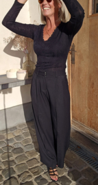 HELEN tailored loose pants black