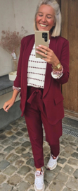 BUYorCRY suit bordeaux