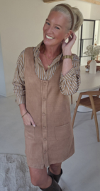 SIANNA suede dress camel
