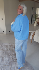 STEPHANIE reversible jacket blue