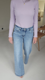 MARTHA wide leg jeans long soft blue