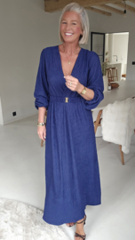 ÉLAN SOIRÉE maxi dress navy