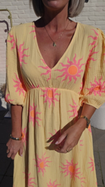 POSITANO maxi tetra dress sunny yellow