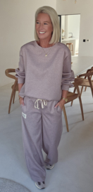 ANDIE jogger set taupe
