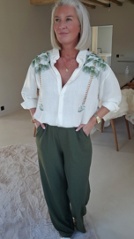 MAXIE loose pants khaki