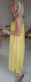 DODI maxi terry dress banana yellow