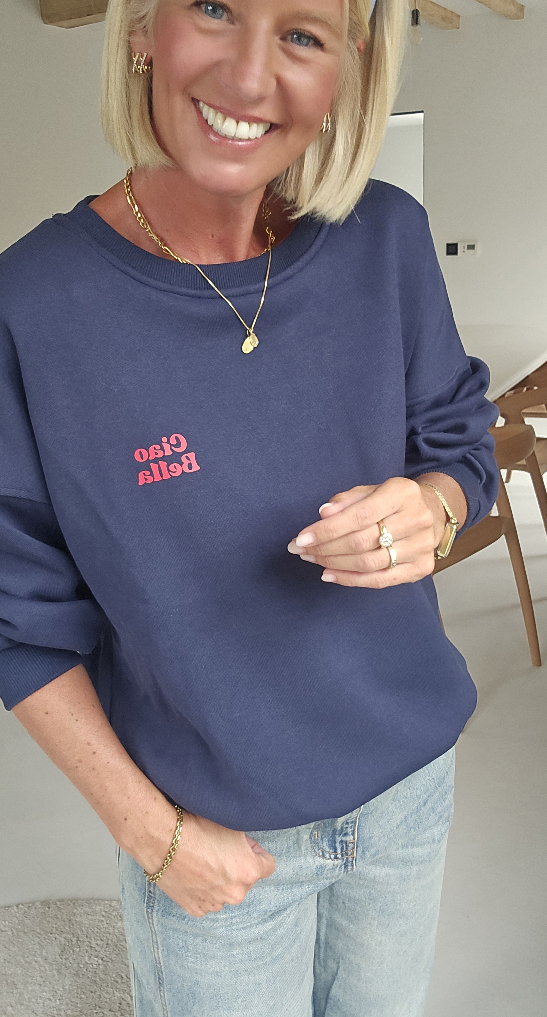 CIAO BELLA sweatshirt navy